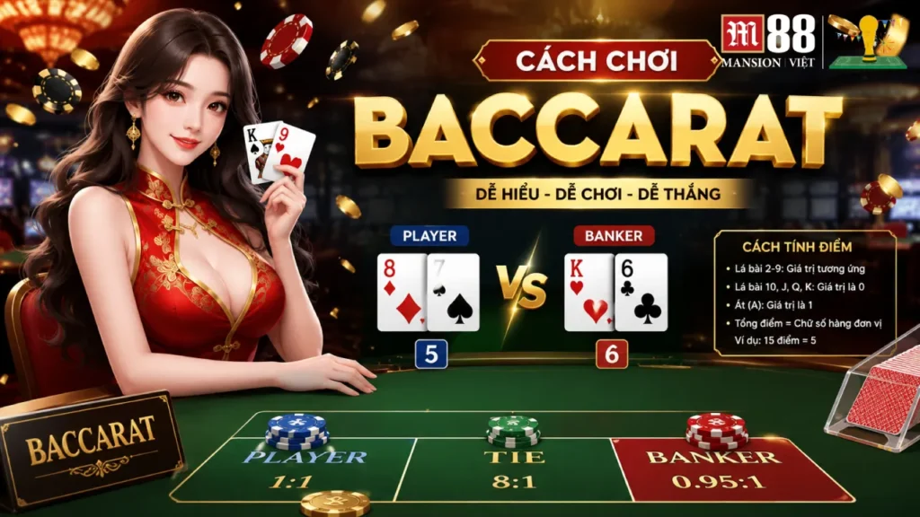 cách chơi Baccarat